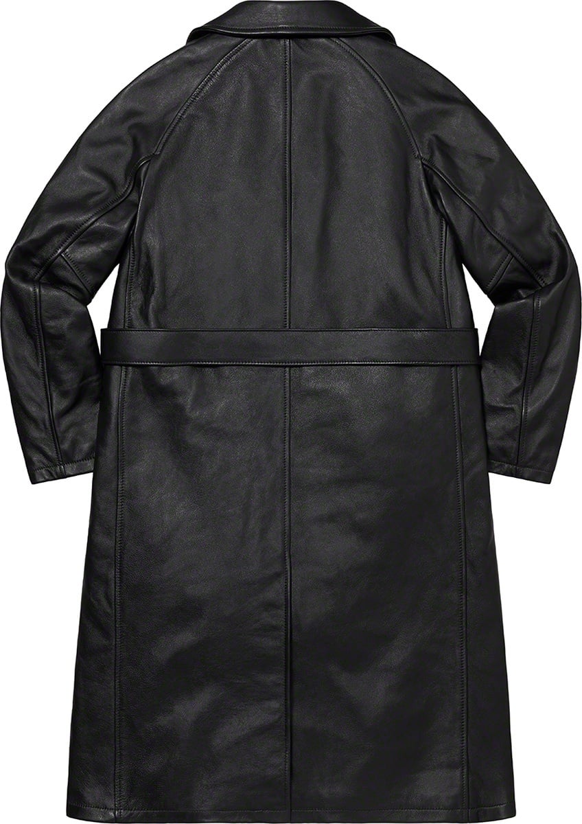 Supreme®/Schott® Leather Trench Coat view 2
